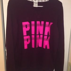 PINK pullover sweatshirt